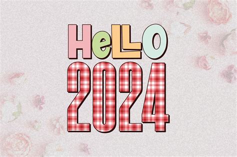 Hello 2024 Graphic by Craftlab98 · Creative Fabrica