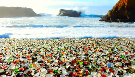 California La Spiaggia Di Vetro Dai Mille Riflessi