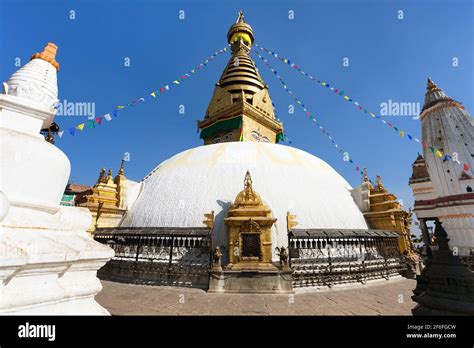 swayambhunath stupa - Kathmandu - Nepal Stock Photo - Alamy