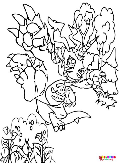 Gabumon Digimon Coloring Page Free Printable Coloring Pages