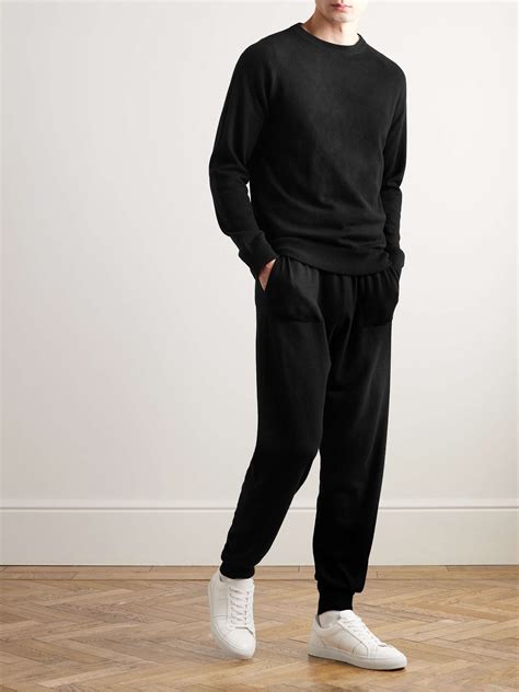 Mr P Tapered Wool And Cashmere Blend Sweatpants For Men Mr Porter