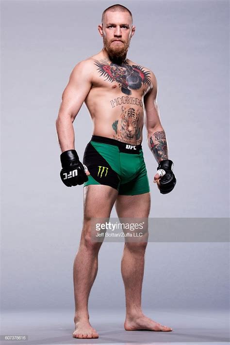 Ufc Featherweight Champion Conor Mcgregor Poses For A Portrait During