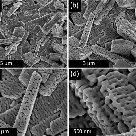 Ad Fe Sem Images Of Hierarchical Porous Copper Oxide Hp Cuo