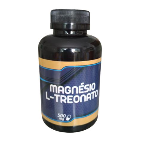 Kit Magnésio L Treonato 2 Potes 100 Cápsulas Cada 500Mg Submarino