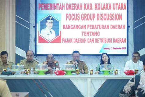 Penjabat Bupati Kolaka Utara Membuka FGD Untuk Rancangan Peraturan