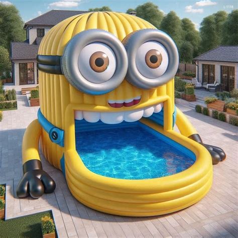 Giant Inflatable Minion Pool: Splash into Minion Fun