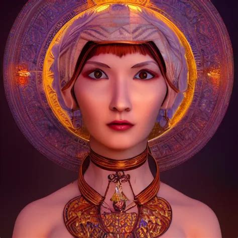 Turkic Goddess Of Fertility Umay Cinematic Lighting Stable