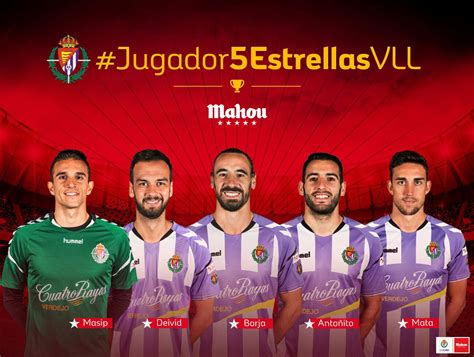 Noticias Real Valladolid Nominados Mejor Jugador Mahou Noviembre