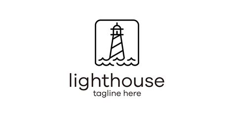 Lighthouse Logo Design Lighthouse Minimalist Line Logo Design 37735688 Vector Art At Vecteezy