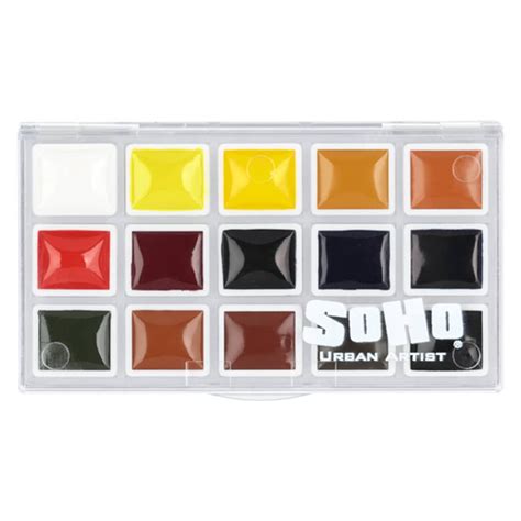 Soho Urban Artist Semi Moist Watercolor Half Pan Set Of Jerry S