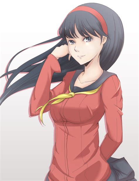 Safebooru Amagi Yukiko Black Hair Doriru Yajima Drill Yashima Grey