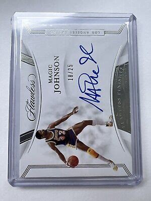 Panini Flawless Magic Johnson Flawless Finishes Auto Ebay