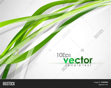 Green Lines. Abstract Vector & Photo (Free Trial) | Bigstock