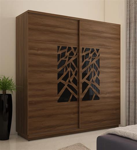 Buy Kosmo Autumn Wardrobe with 2 Sliding Doors in Walnut Bronze ...