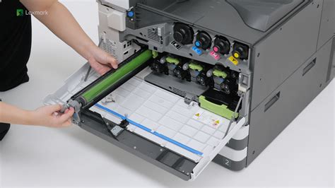 Installing The Sheet Tandem Tray Lexmark Cx