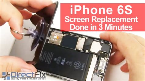 How To Iphone 6s Screen Replacement Done In 3 Minutes Youtube