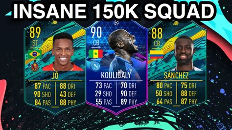 Insane K Hybrid Squad Builder Fifa Ft Jo Koulibaly Sanchez