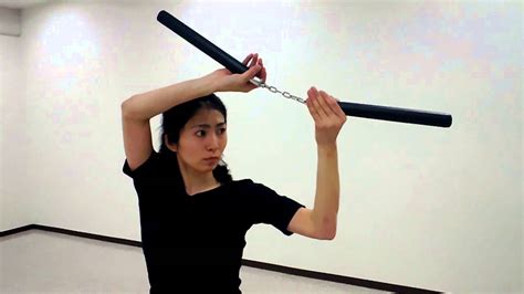 Nunchaku Technique Practice - YouTube