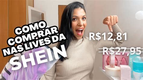 COMO COMPRAR NA LIVE DA SHEIN Comprei Muita Coisa BARATA Tem Item Que