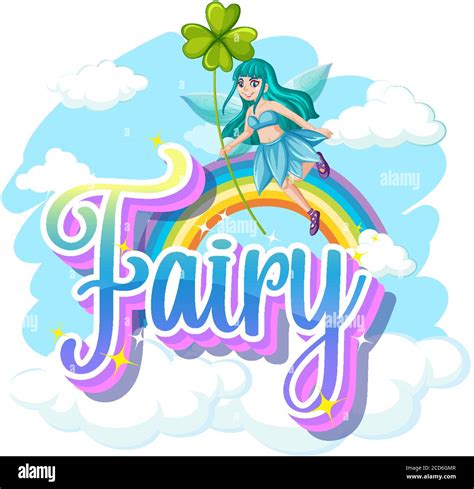 Fairy Logos On White Background Illustration Stock Vector Image And Art