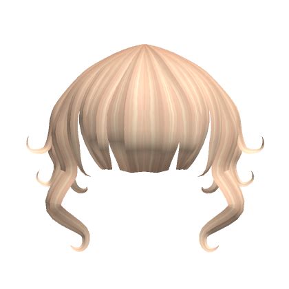 Curly Bangs Blonde Roblox