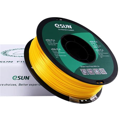 Buy Esun Esilk Pla Filament Mm Kg Yellow Online At Robu In