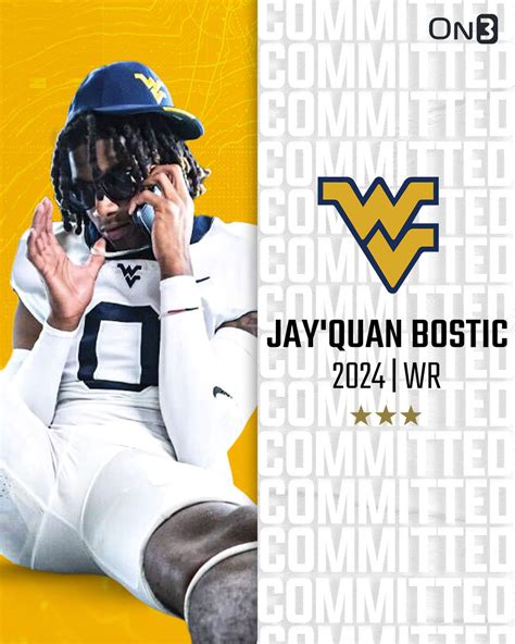 On3 Recruits On Twitter 🚨breaking🚨 2024 Wr Jayquan Bostic Has