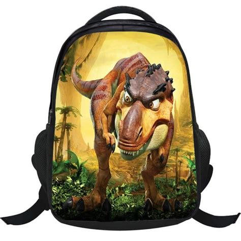 Cartable Enfant Dinosaure Sac à Dos d école Primaire Scolaire Nylon