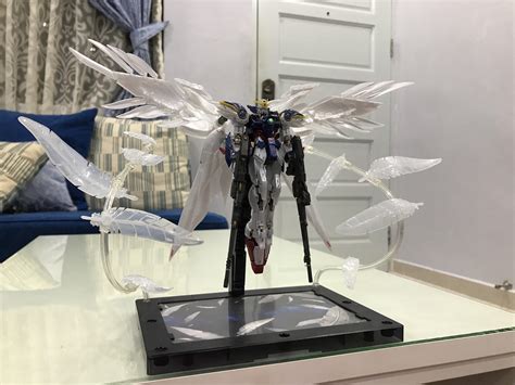 Wing Gundam Zero Ew Pearl Gloss Version Rg With Seraphim