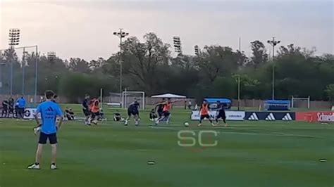 Messi Sigue Con Su Puesta A Punto Golazo En El Entrenamiento Con