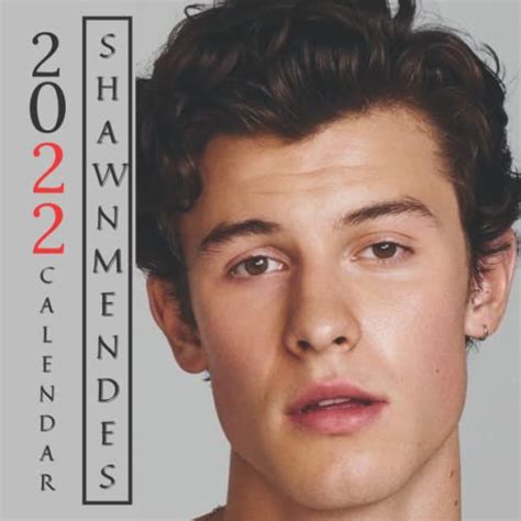 Shawn Mendes Calendar 2022 Shawn Mendes 2022 Calendar Planner With