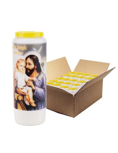 Bougie De Neuvaine Saint Joseph Carton Pi Ces