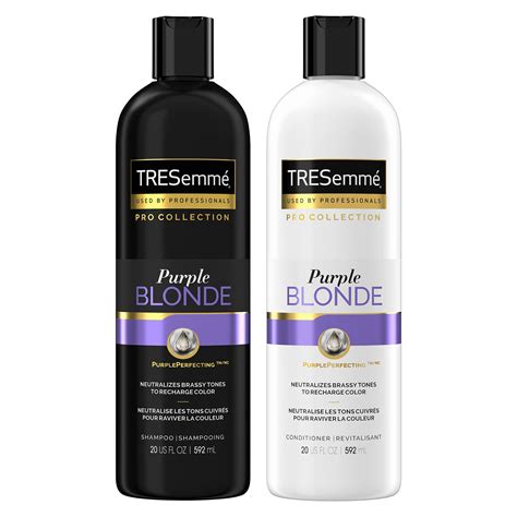 TRESemm Pro Collection Purple Shampoo Conditioner Set Fl Oz Each For Blonde Silver Grey