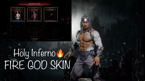 The New Holy Inferno Fire God Liu Kang Skin Mortal Kombat