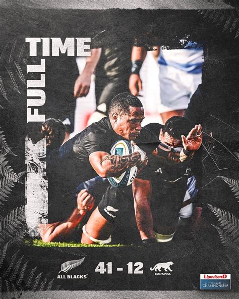 All Blacks vs Argentina (Rugby Championship 1) : r/allblacks