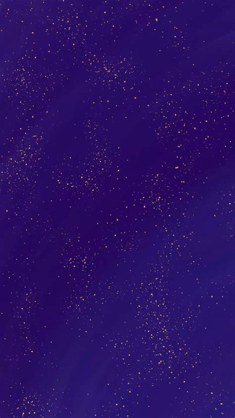 Shining Stars on Purple Background