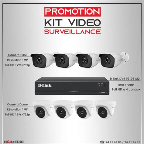 Kit Vidéo Surveillance à 8 Caméras Hilook HD 1MP 4en1 Bullet IR 20m et