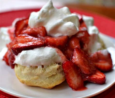 Strawberry Shortcake With Biscuits Recipe