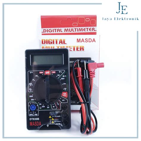 Multitester Digital Multimeter Avometer Digital MASDA DT830B MASDA