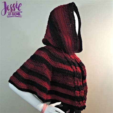 Crochet Cloak With Hood Pattern