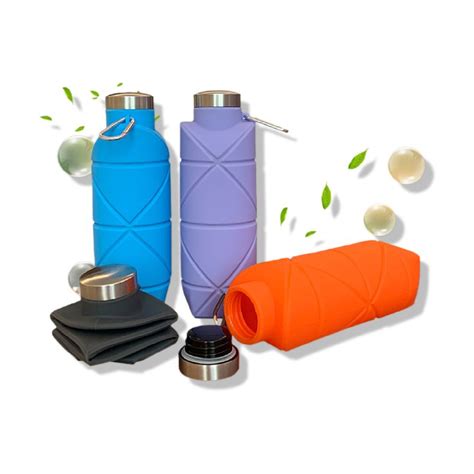 Jual Botol Air Minum Lipat Silicone Collapsible Water Bottle Shopee