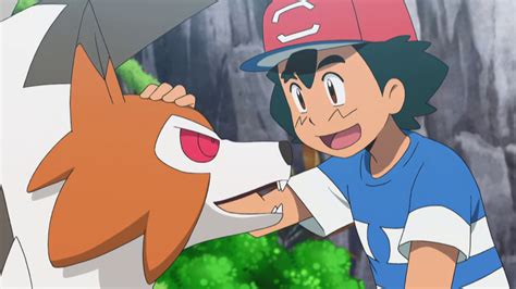 Ash and Lycanroc (SM077) by Hewdraw on DeviantArt