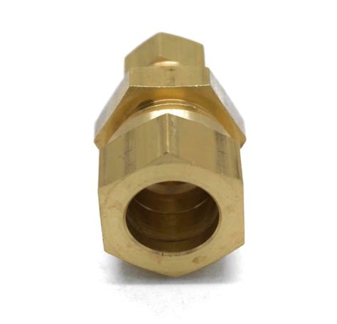 British Made 15mm To 8mm Reducing Brass Compression Fitting