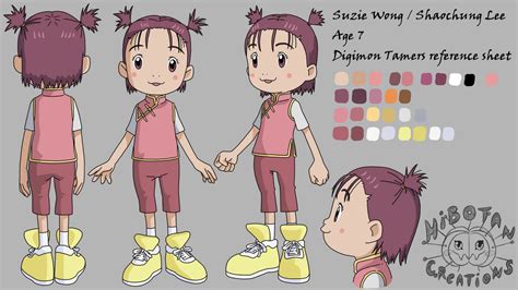 Suzie Digimon Tamers Reference Sheet By Hibotancreations On Deviantart