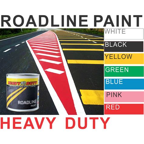 5 Liter Heavy Duty Roadline Paint For Road Marking Cat Jalan Road