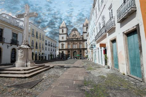 Igreja De S O Francisco No Pelourinho Salvador Bahia Brasil Foto Premium