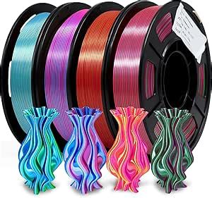 YOUSU Silk PLA Dual Color PLA Filament 3D Printer Filament 1kg