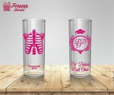 Copo Long Drink Transparente Fisioterapia FOREVER BRINDES