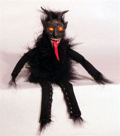 Krampus On The Shelf Doll One Of A Kind Christmas Decoration