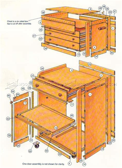 Rolling Tool Cabinet Minimalis